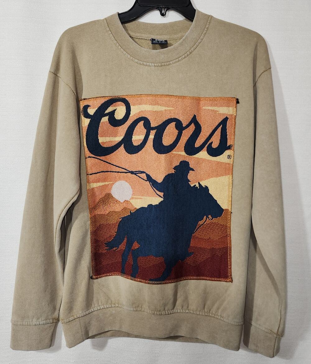 Coors Cowboy sweatshirt men Small